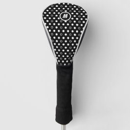 Polka Dots Schwarz-Weiß Ursprünge Golf Headcover