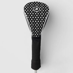 Polka Dots Schwarz-Weiß Ursprünge Golf Headcover