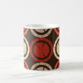 Polka dots seamless pattern. Mosaic of ethnic figu Kaffeetasse (Mittel)