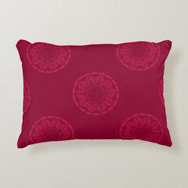 Polka dots seamless pattern. Vintage geometric bac Dekokissen (Vorderseite)