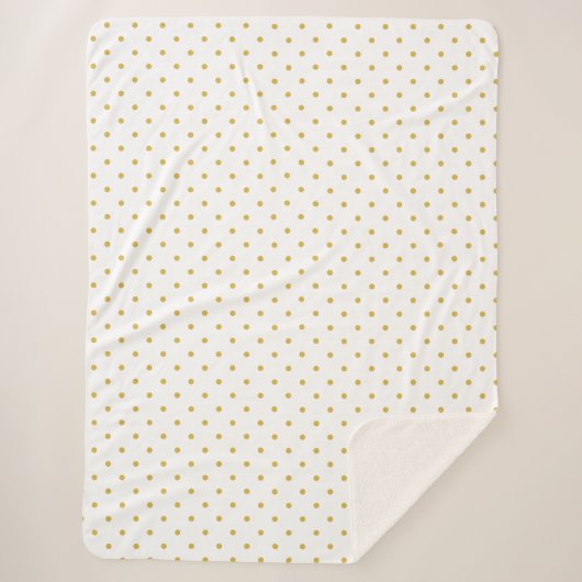 Polka Dots Sherpadecke (Vorderseite)