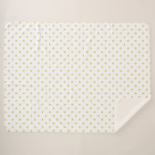 Polka Dots Sherpadecke (Vorderseite (Horizontal))