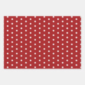 Polka Dots & Snowflakes Geschenkpapier Set (Vorderseite)
