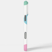 Polka Dots Soft Pink Green Blue Lila Orange Chic Case-Mate iPhone Hülle (Rückseite / Rechts)