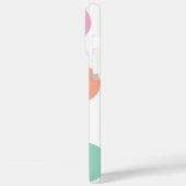 Polka Dots Soft Pink Green Blue Lila Orange Chic Case-Mate iPhone Hülle (Rückseite / Links)