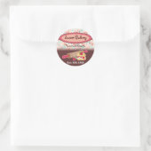 Polka Dots Strawberry Scone Stickers (Tasche)