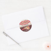 Polka Dots Strawberry Scone Stickers (Umschlag)