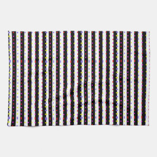 polka dots stripes geometric shapes pattern art geschirrtuch
