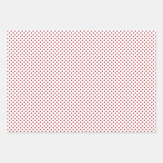 Polka Dots & Stripes Weihnachten Geschenkpapier Set (Vorderseite 3)