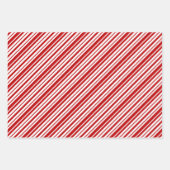 Polka Dots & Stripes Weihnachten Geschenkpapier Set (Vorderseite)