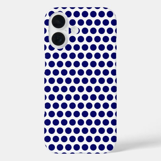 Polka Dots Tiled Case-Mate iPhone Hülle (Rückseite)