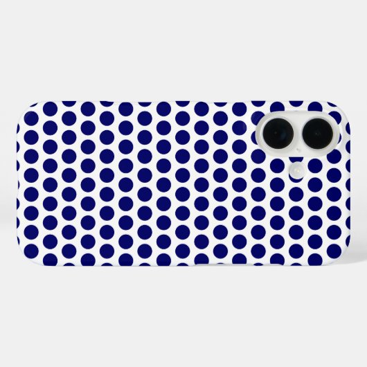 Polka Dots Tiled Case-Mate iPhone Hülle (Rückseite (Horizontal))