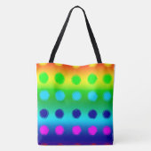Polka Dots Tote Bag Tasche (Rückseite)