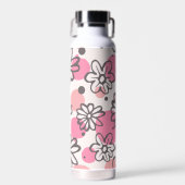 Polka Dots und Blumenkohl Trinkflasche (Vorne)