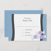 Polka Dots und Candy UAWG RSVP Karte (Vorne/Hinten)