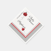Polka Dots und Niedliche Ladybugs Paper Party Napk Serviette (Ecke)