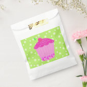 Polka Dots und Pink Cupcake Geschenktütchen (Versiegelt)