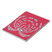 Polka Dots unter südkoreanischer Flagge: Eine Dreh Notizblock (Rotiert)