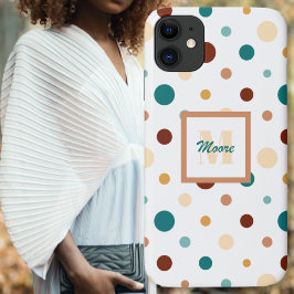 Polka Dots - Verschiedene Größen - Sonnenfarben ve Case-Mate iPhone Hülle