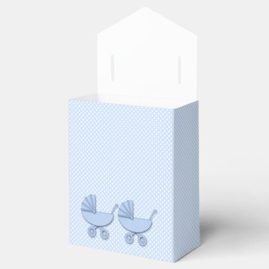 Polka-Dots von zwei Jungen - Gefälligkeitsbox Geschenkschachtel (Geöffnet)