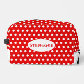 Polka Dots Waschbeutel (Vorderseite)