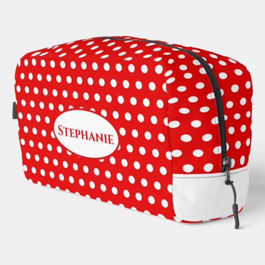 Polka Dots Waschbeutel (Rechte Ecke)