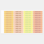 Polka Dots wasserdichte Kinderkleidung Etiketten (Blatt)