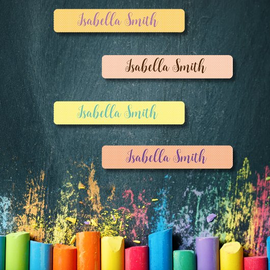 Polka Dots wasserdichte Kinderkleidung Etiketten