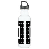 Polka dots Wasserflasche Edelstahlflasche (Rückseite)