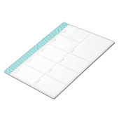 Polka Dots Weekly Desk Planner Notizblock (angewinkelt)