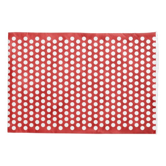 Polka Dots weiß + Ihr Backgr. & Ideen Kissenbezug (Rückseite-Links)