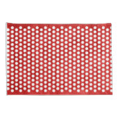 Polka Dots weiß + Ihr Backgr. & Ideen Kissenbezug (Rückseite-Rechts)