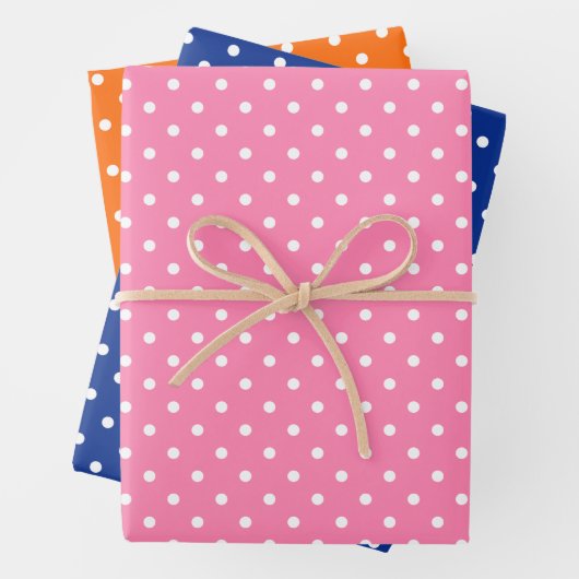 Polka Dots Wrapping Paper Set Geschenkpapier Set (Beispiel)