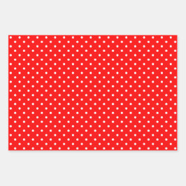 Polka Dots Wrapping Paper Set Geschenkpapier Set