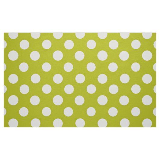 Polka Dotted Fabric/Olive Stoff (Fat Quarter (45,7 x 55,9 cm))