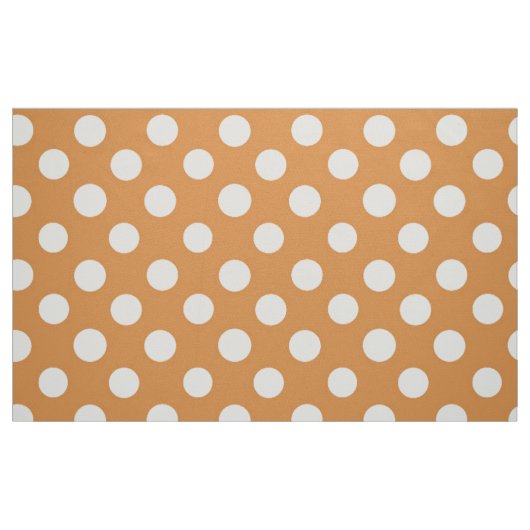 Polka Dotted Fabric/Orange Stoff (Fat Quarter (45,7 x 55,9 cm))
