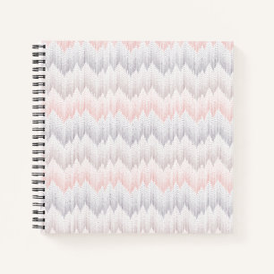 Polka Dotted Mountain Peak Pattern Notizblock