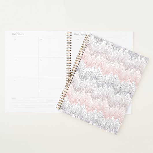 Polka Dotted Mountain Peak Pattern Planer (Anzeige)