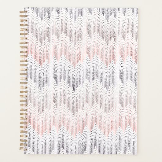 Polka Dotted Mountain Peak Pattern Planer (Vorderseite)