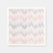 Polka Dotted Mountain Peak Pattern Serviette (Vorderseite)