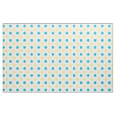 Polka Dotter Stoff/Aquamarin & gelb Stoff (Yard (91,4 cm))