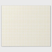 Polka Gold Glitzer Dots Texture Geschenkpapier (Flach)