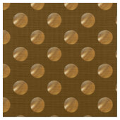 Polka goldene Punkte Stoff (Nahaufnahme)