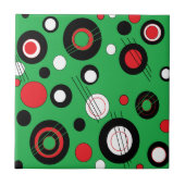 Polka Green Fliese (Vorderseite)