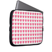 Polka Hearts Laptopschutzhülle (Vorne Rechts)