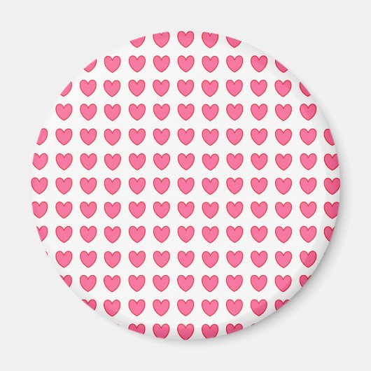 Polka Hearts Magnet (Vorne)