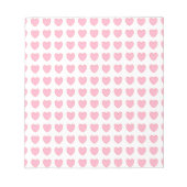 Polka Hearts Notizblock (Vorderseite)