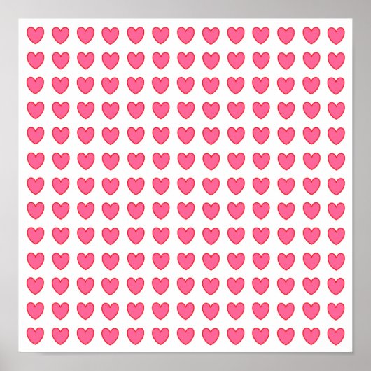 Polka Hearts Poster (Vorne)