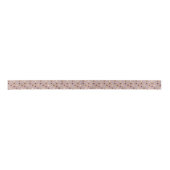 Polka-Herzen auf blassbraun Satinband (Vorderseite)