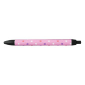 Polka-Herzen pink Kugelschreiber (Vorderseite)